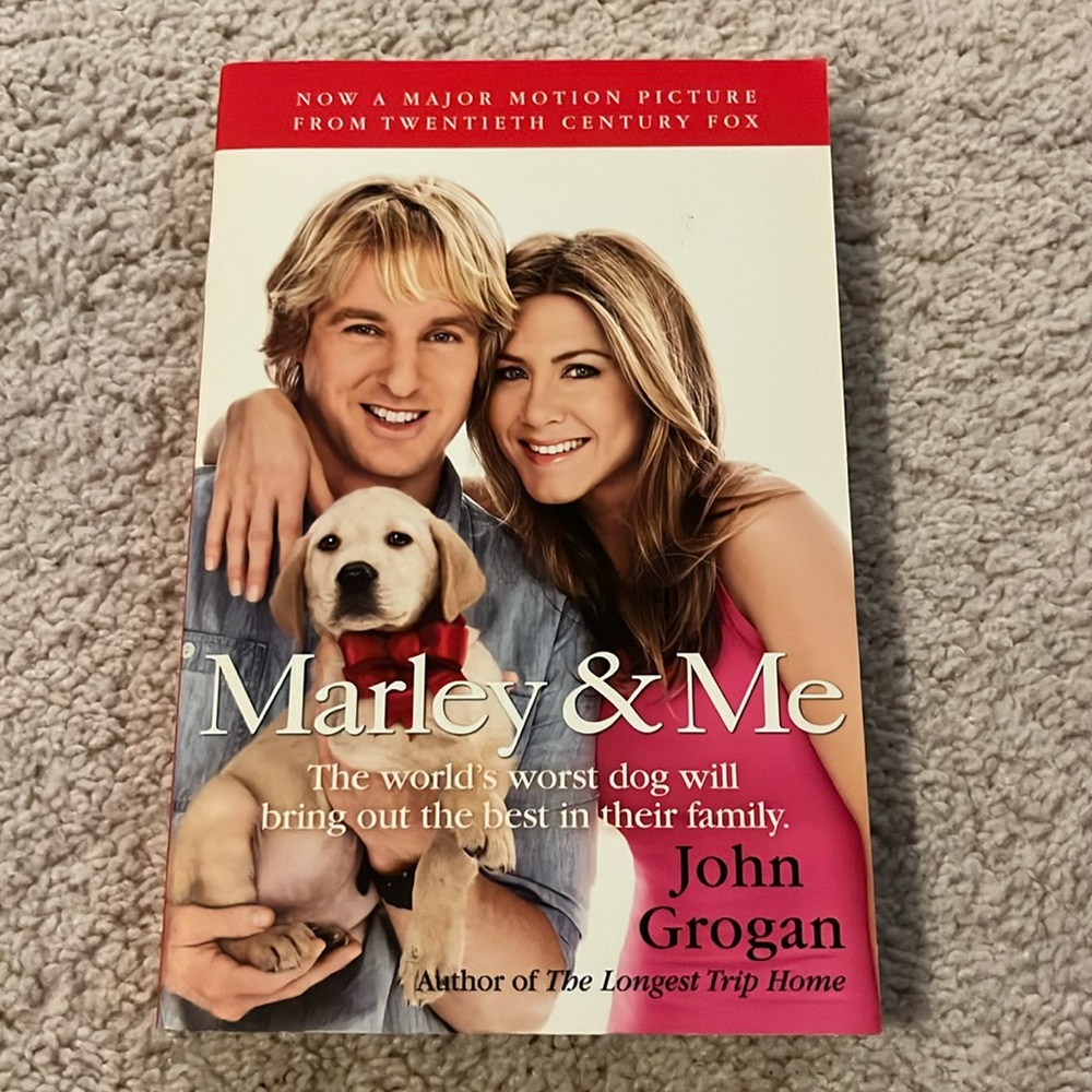🆕 Marley and Me Book by Josh Grogan ~ Movie Cover Edition